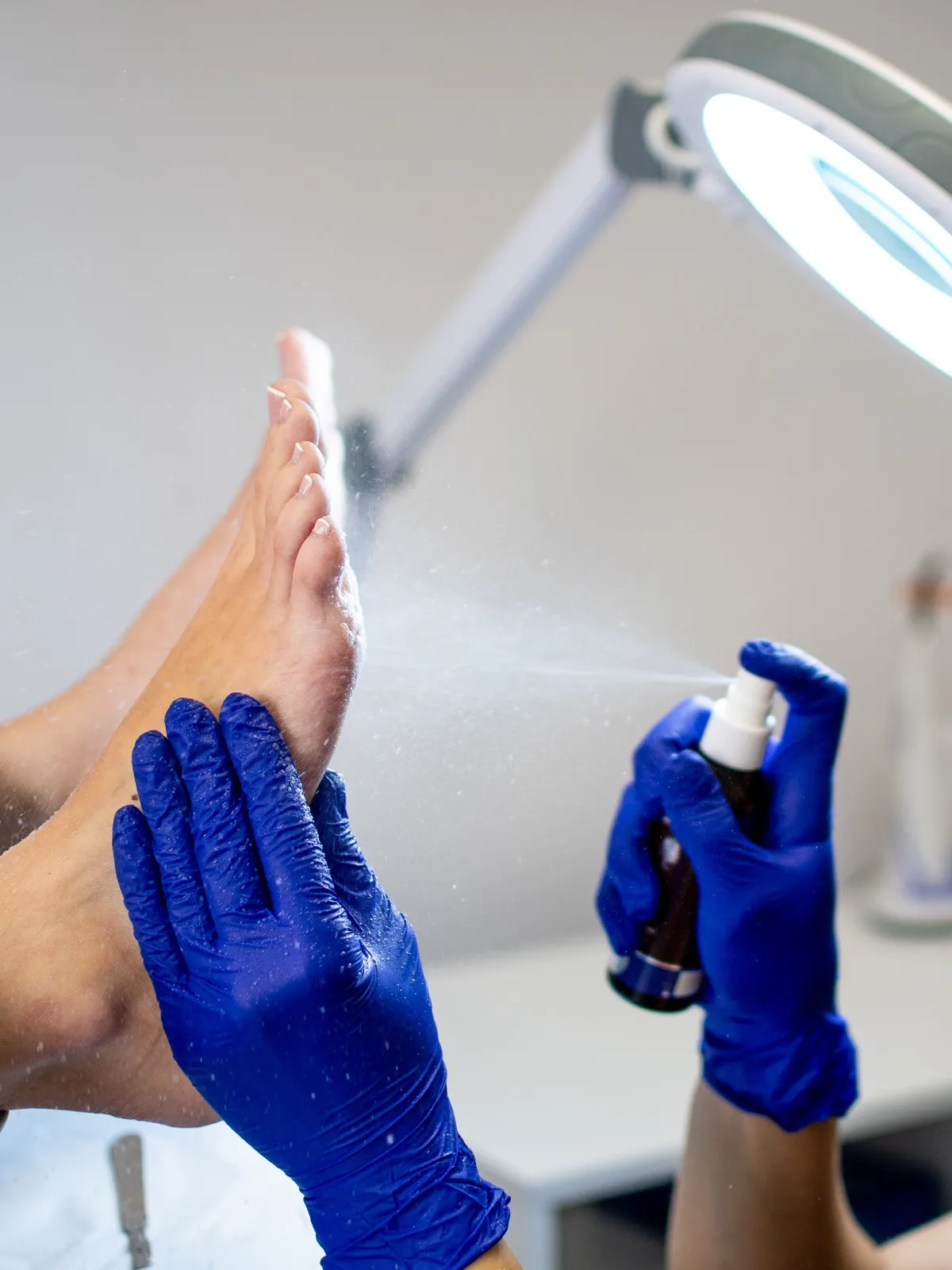 Wnętrze nowoczesnego gabinetu podologicznego w Katowicach